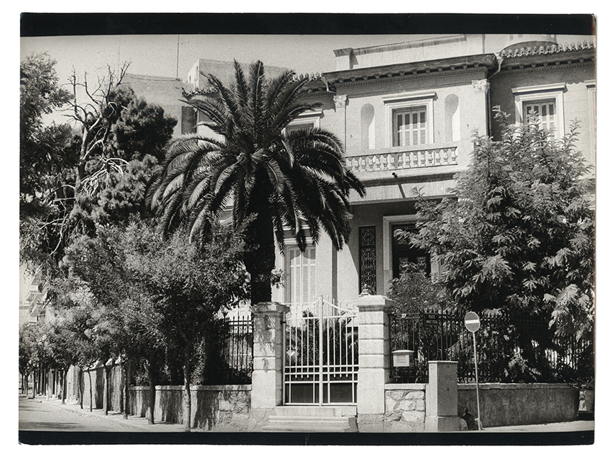 The historic neoclassical mansion that housed the Balthazar Restaurant (1973-1983)